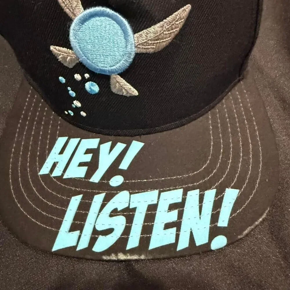 Nintendo Men's Black and Navy Hat